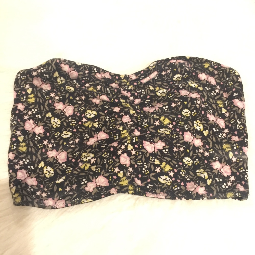 SOLD π Free People BLACK Floral Bralette - Picture 3 of 8